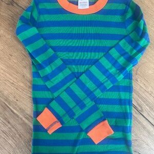 LIKE NEW: 2 pair Hanna Andersson Striped LJ Pajama Sets- size US 10 (140cm)